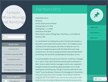 Tablet Screenshot of fantasticmoviemusings.com